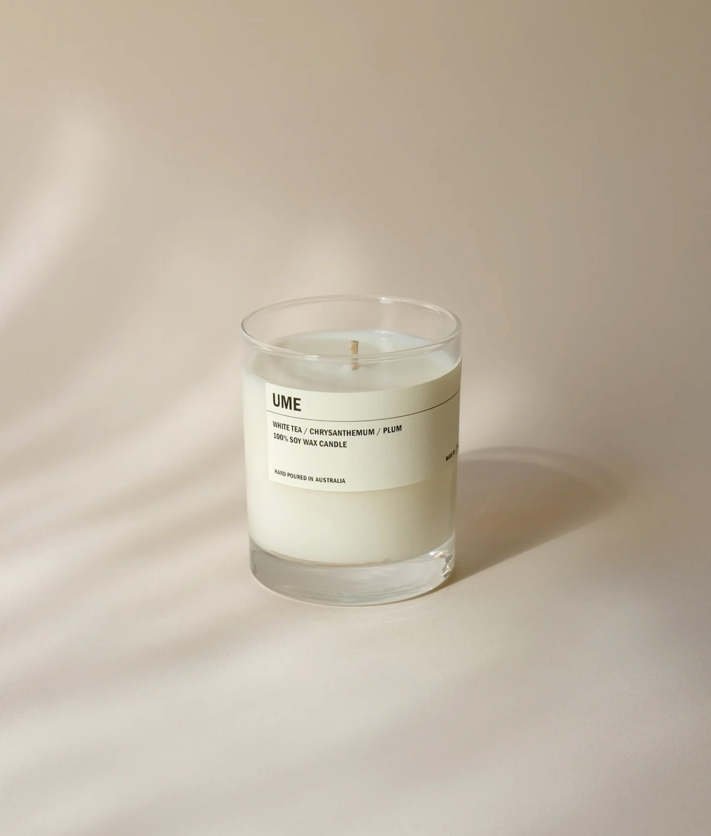 Amber Clear Jar Soy Candle - 300g