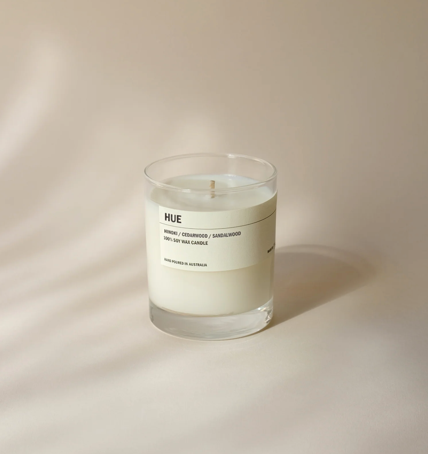 Amber Clear Jar Soy Candle - 300g