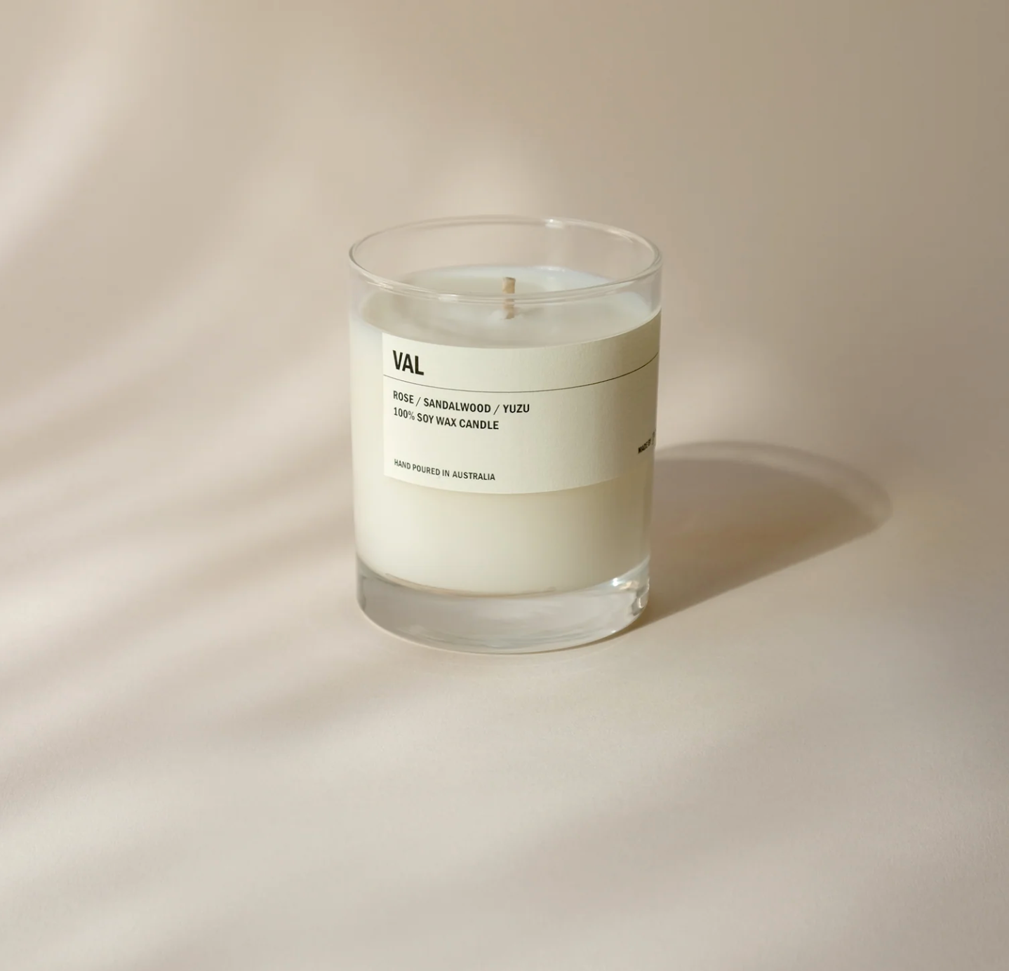 Amber Clear Jar Soy Candle - 300g