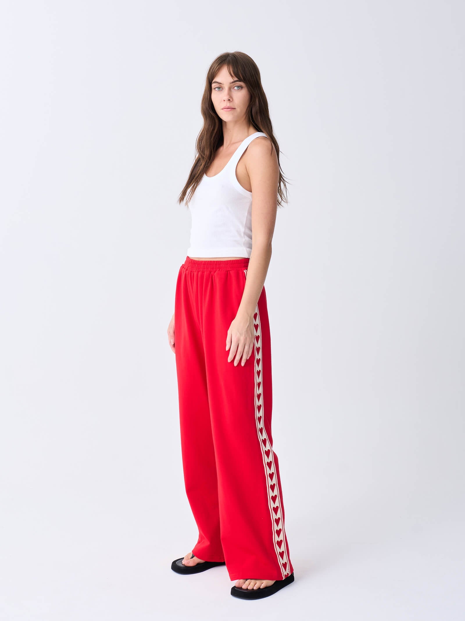 Racer Track Pant - Red