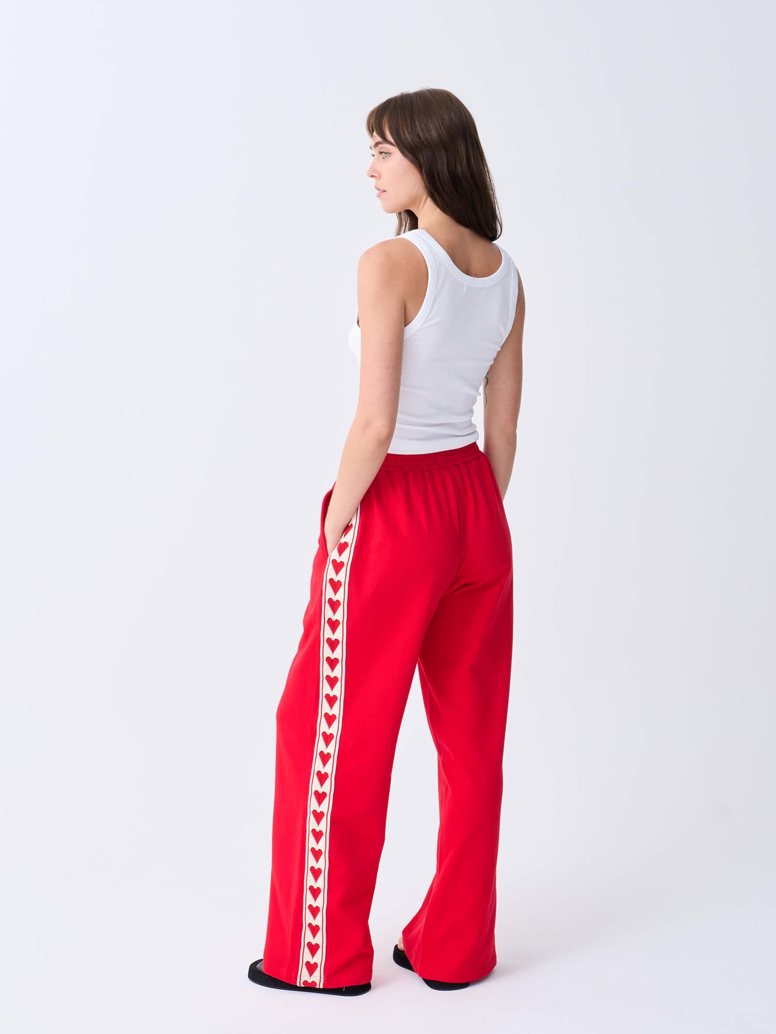 Racer Track Pant - Red