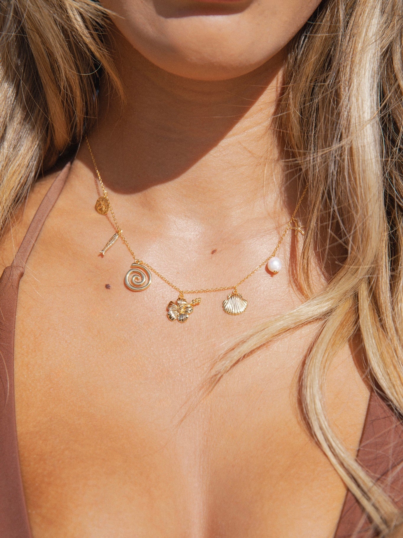 Ocean Archives Necklace - 18k Gold Vermeil