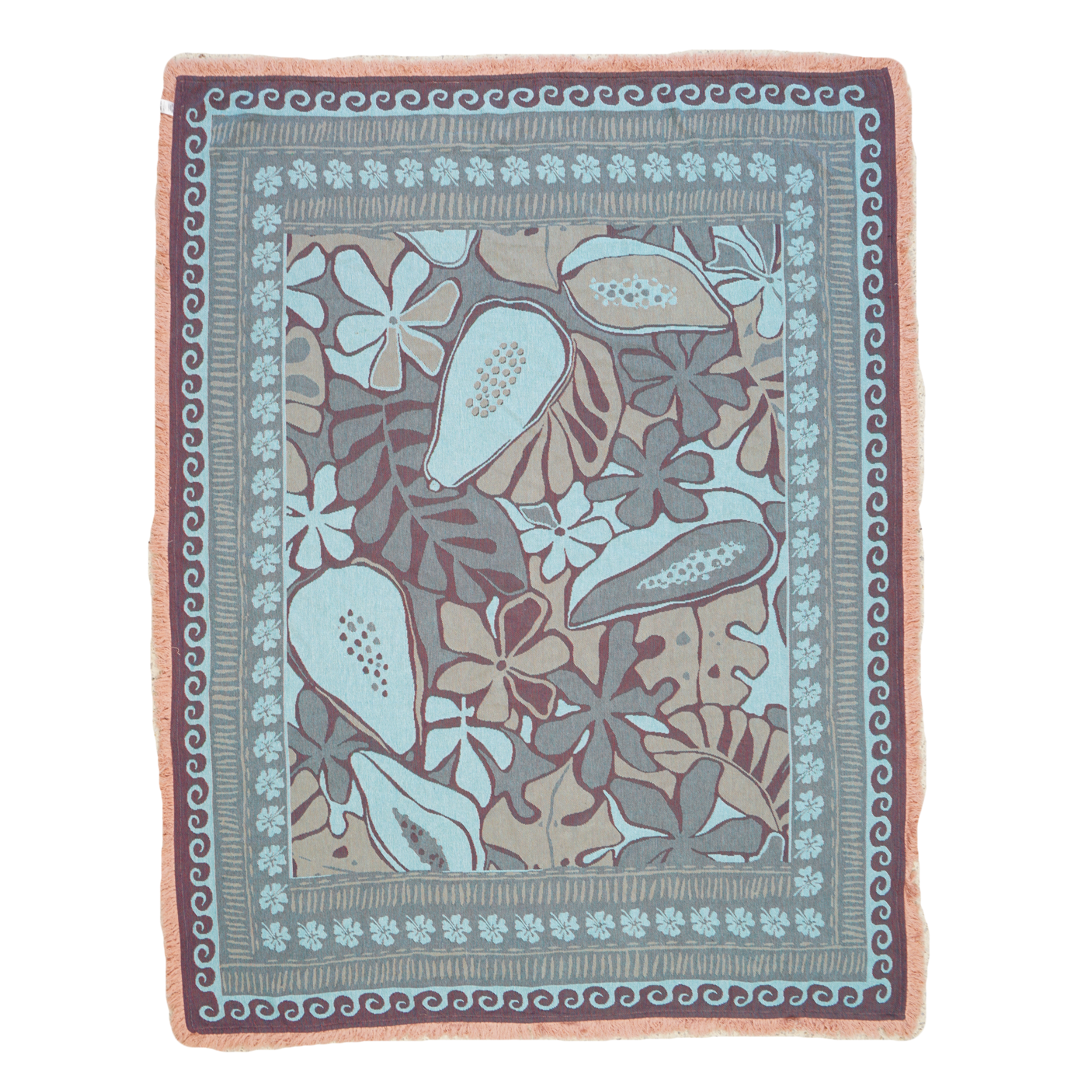 The Pink Papaya Travel Rug