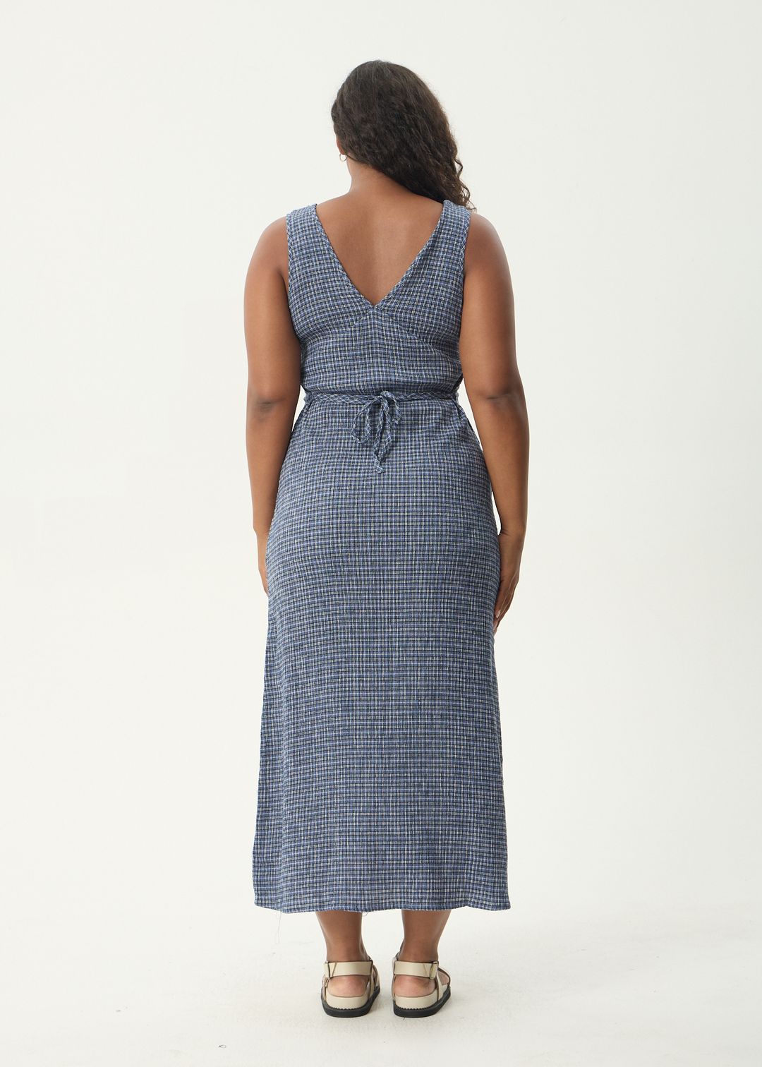 Shipwreck Seersucker Maxi Dress - Marlin
