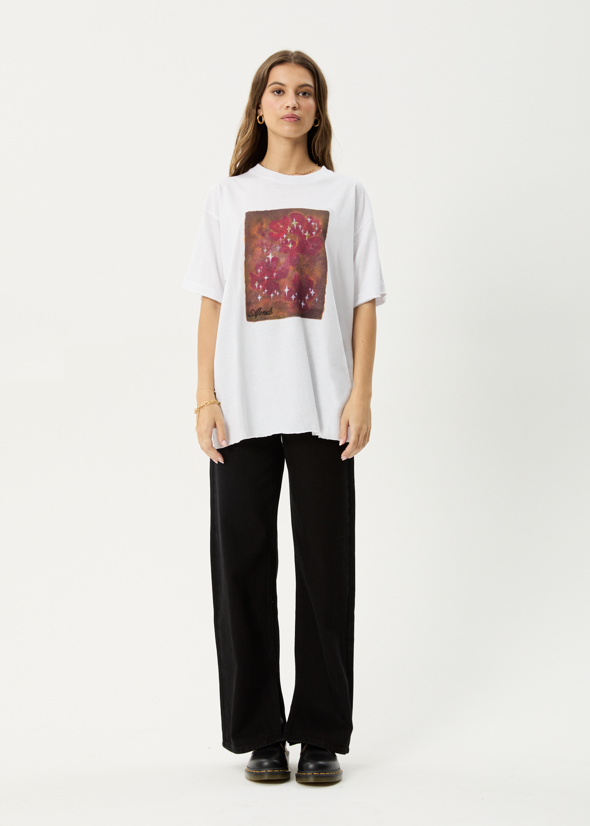 Dark Heaven - Oversized Tee - White