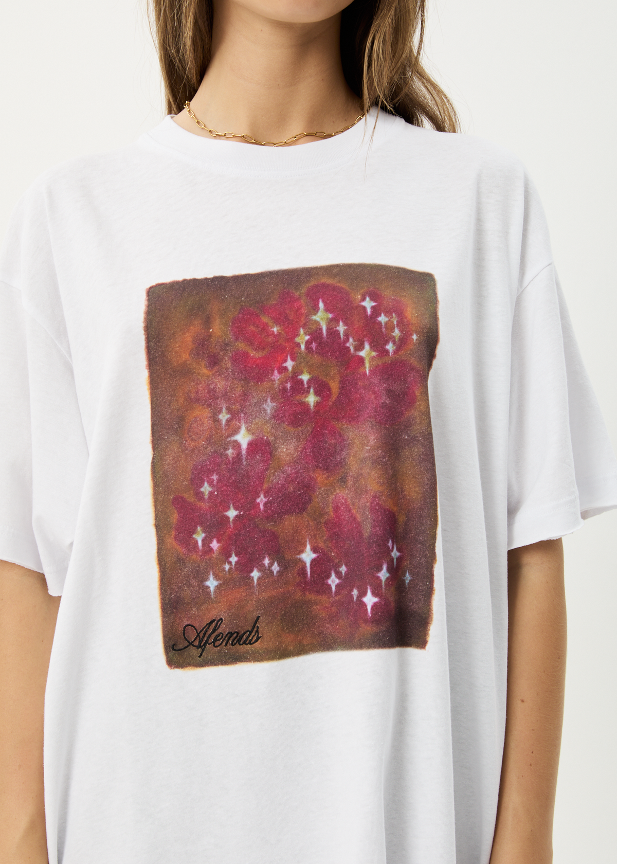 Dark Heaven - Oversized Tee - White