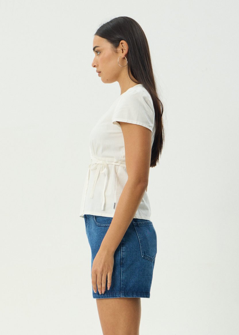 Loula - Wrap Top - White