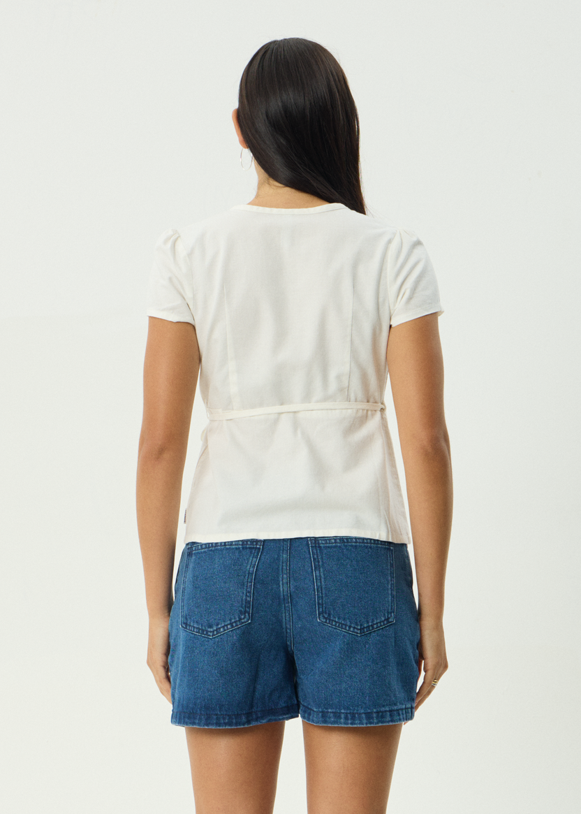 Loula - Wrap Top - White