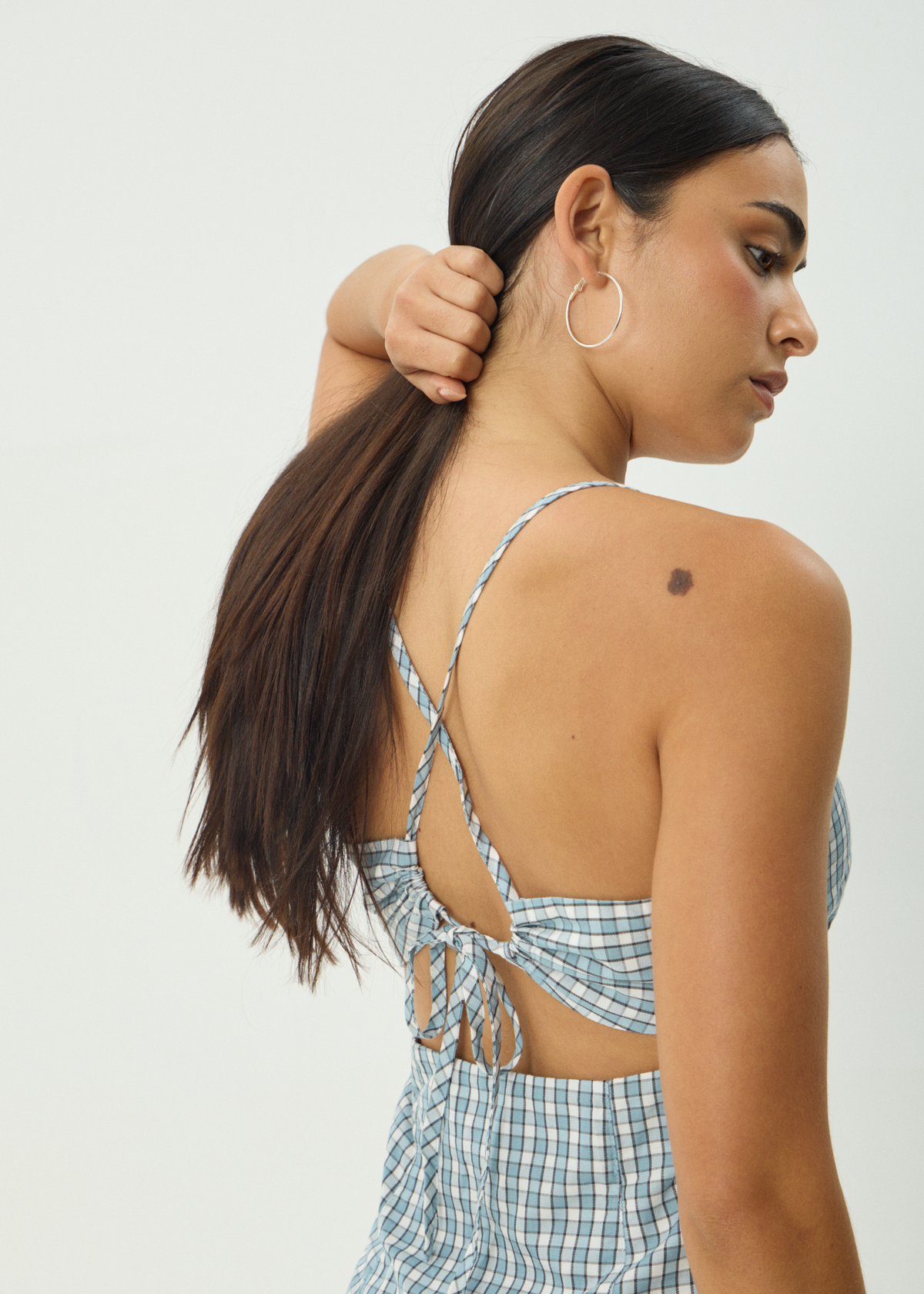 Evans - Check Mini Dress - Overcast Check