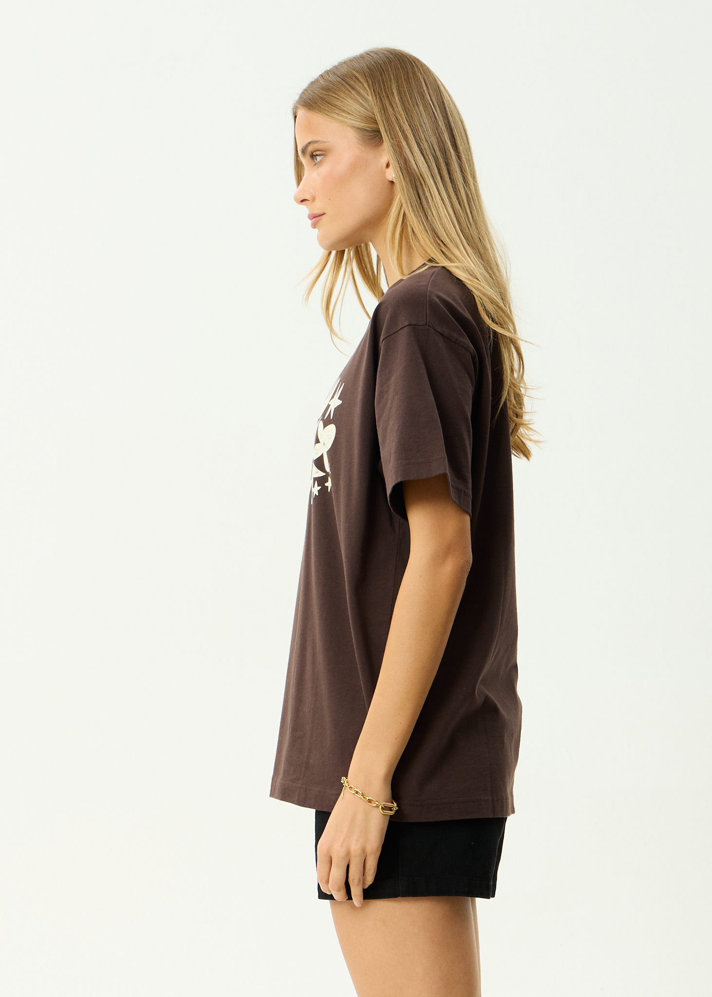 Garden Variety - Oversized Tee - Coffee