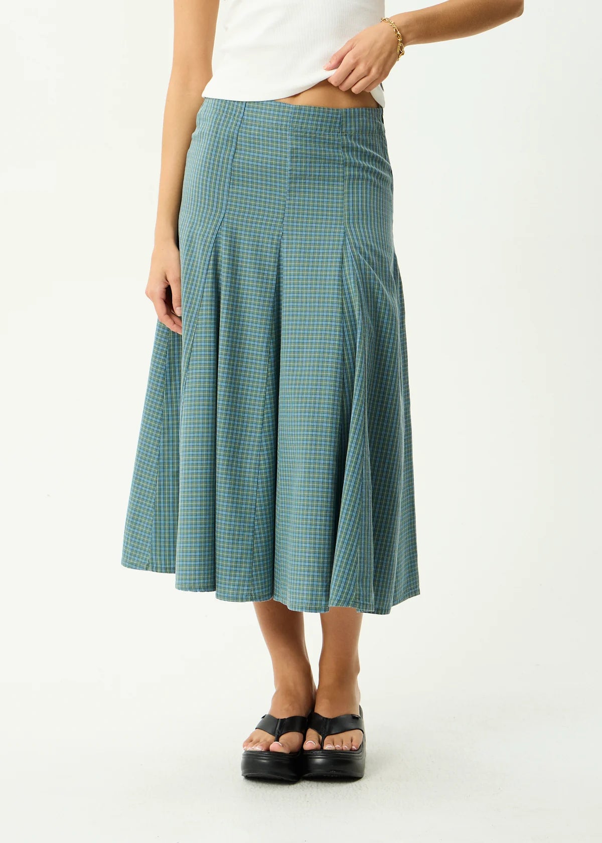 Voyager - Midi Skirt - Deep Olive Voyager