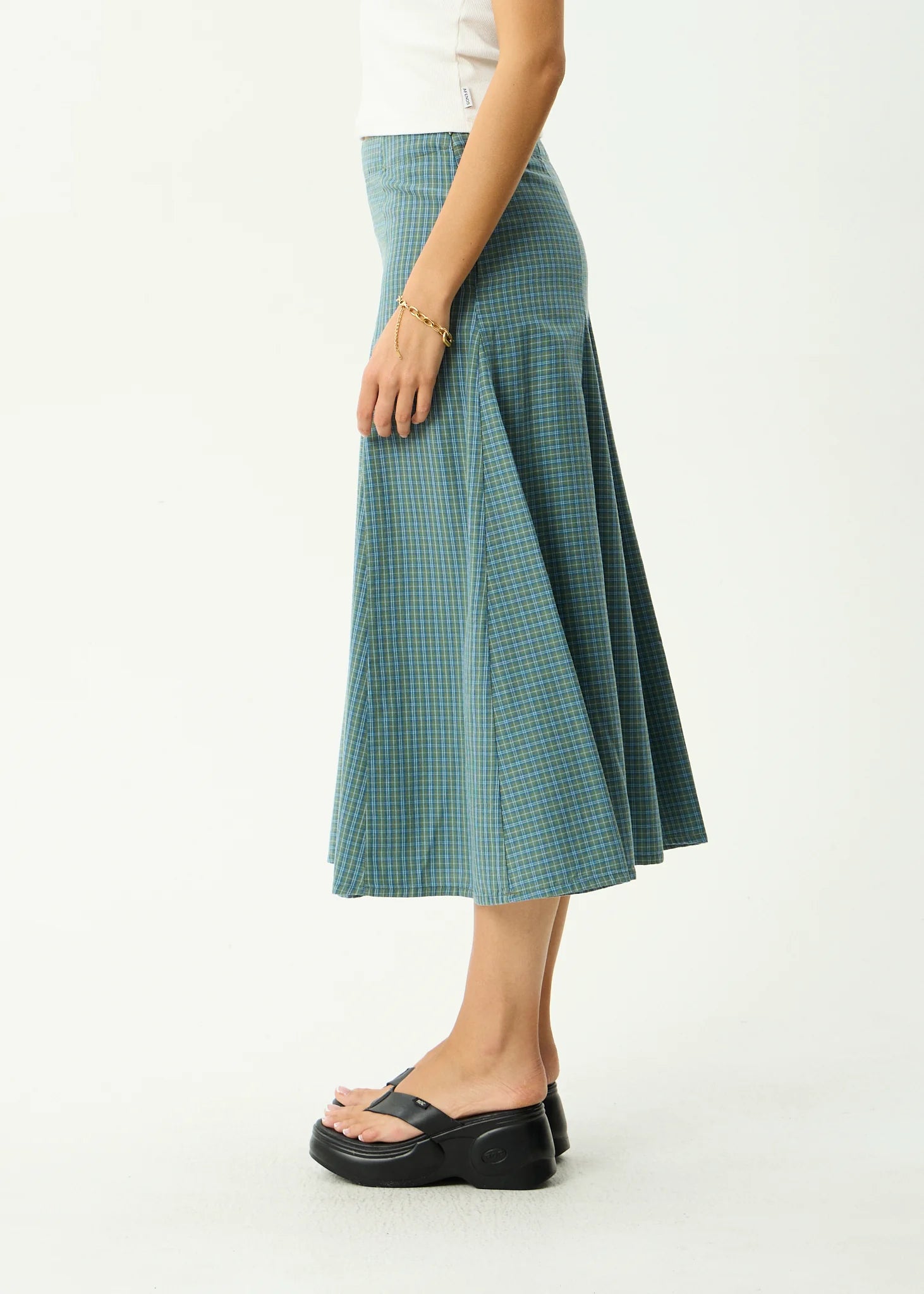 Voyager - Midi Skirt - Deep Olive Voyager