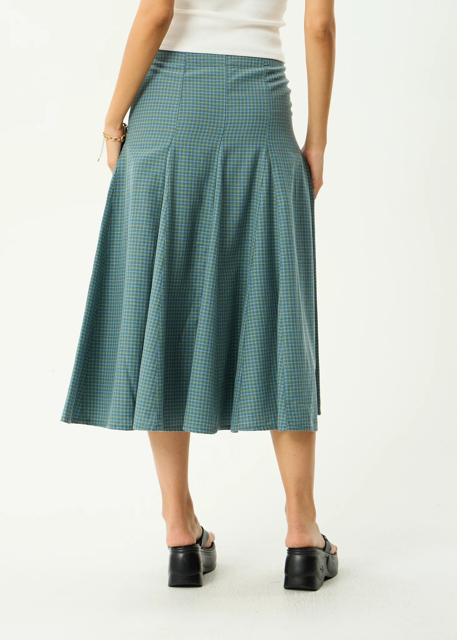 Voyager - Midi Skirt - Deep Olive Voyager
