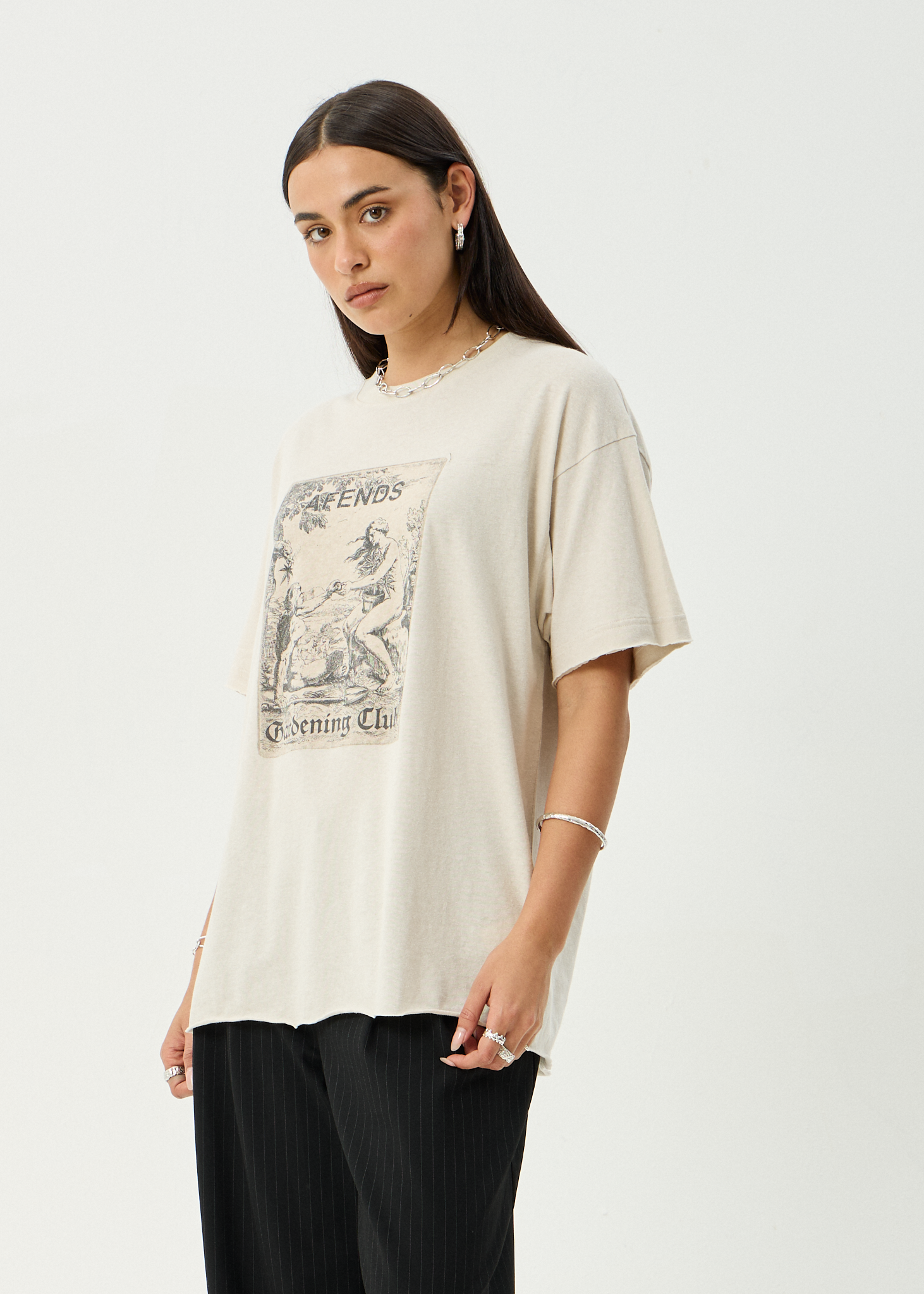 Temptation Oversized Tee - Moonbeam
