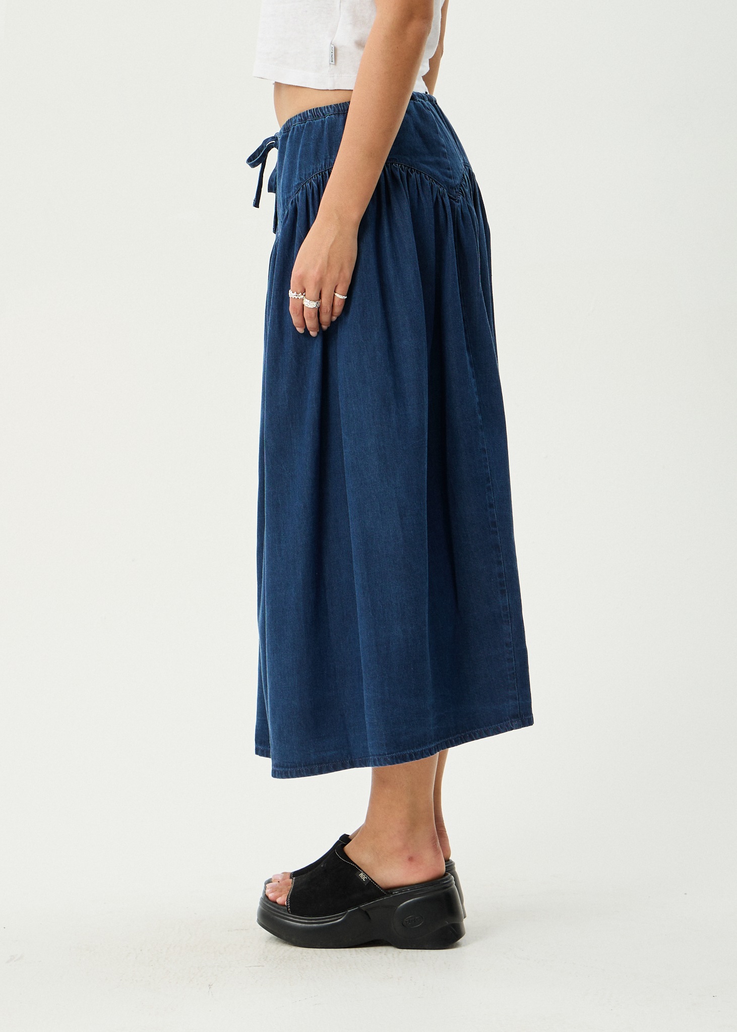 Palmer Midi Skirt - Ink