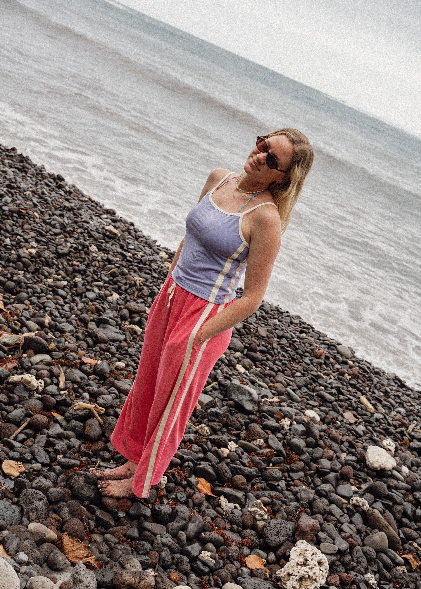 Apres Surf Pant - Strawberry