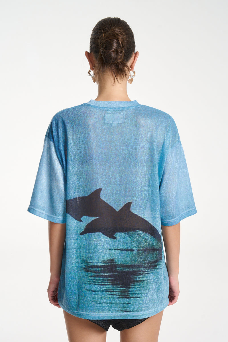Double Dolphin Tee