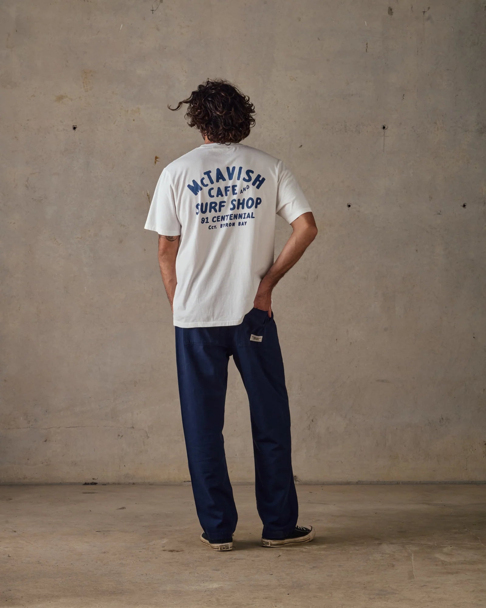 Twill Pants - Dark Blue