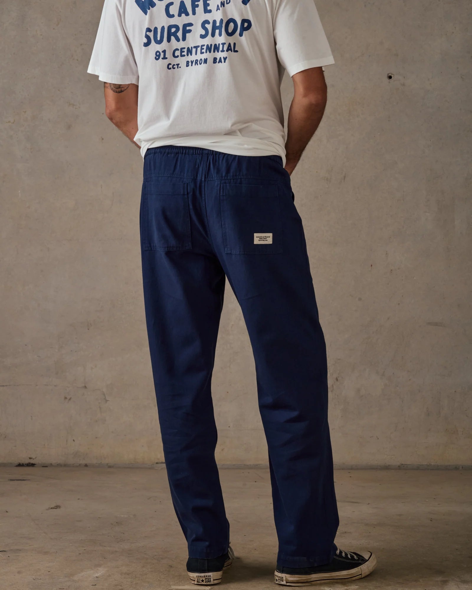 Twill Pants - Dark Blue