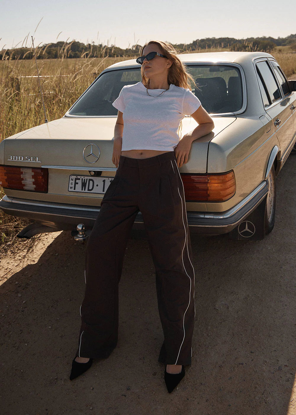 Dita Low Rise Trouser - Coffee