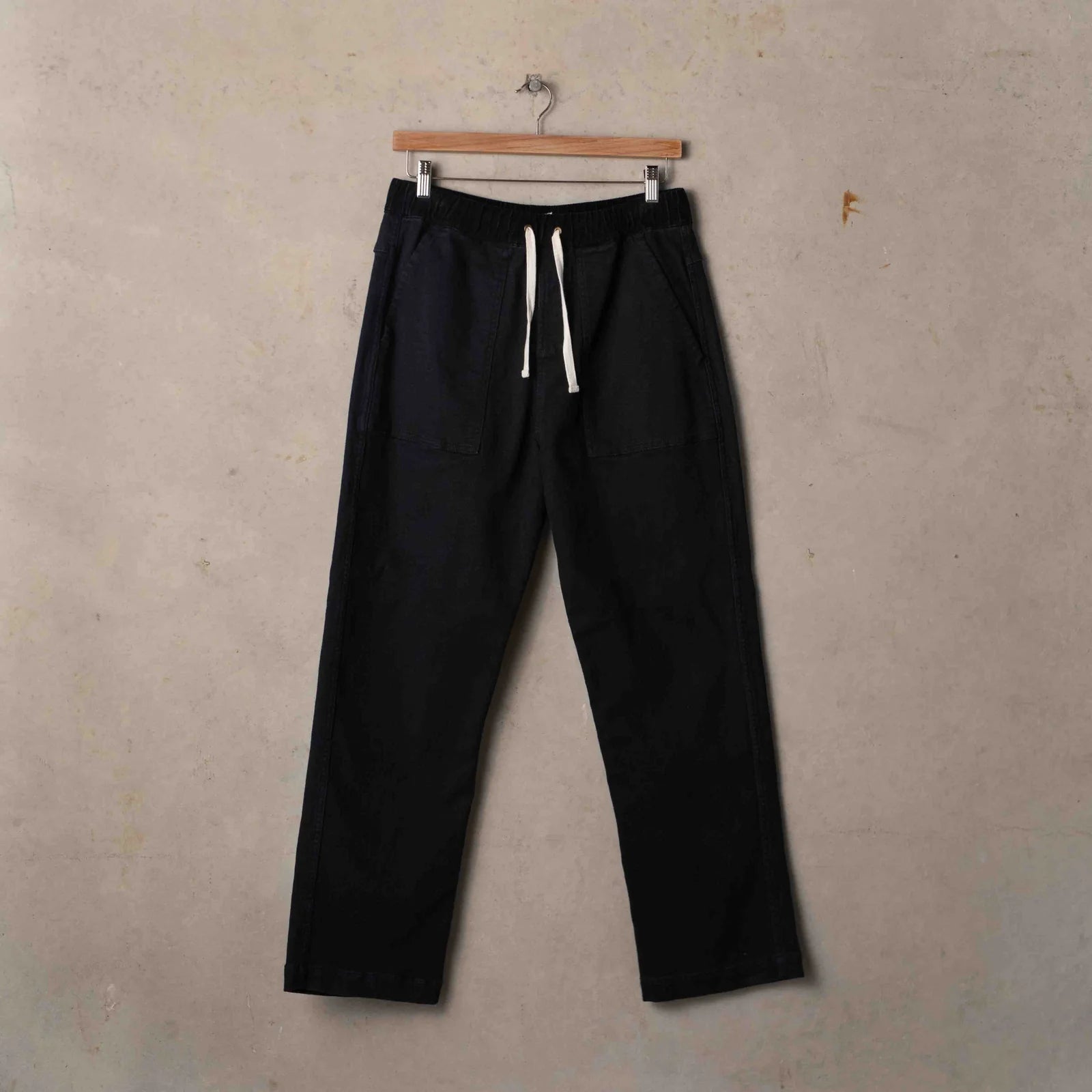 Brushed Twill Pants - Black