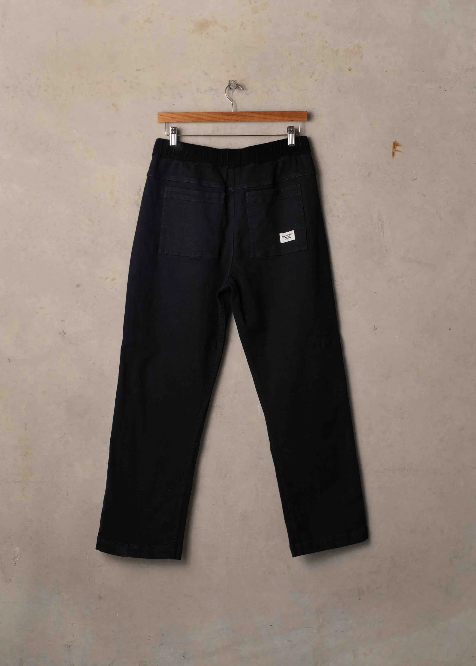 Brushed Twill Pants - Black