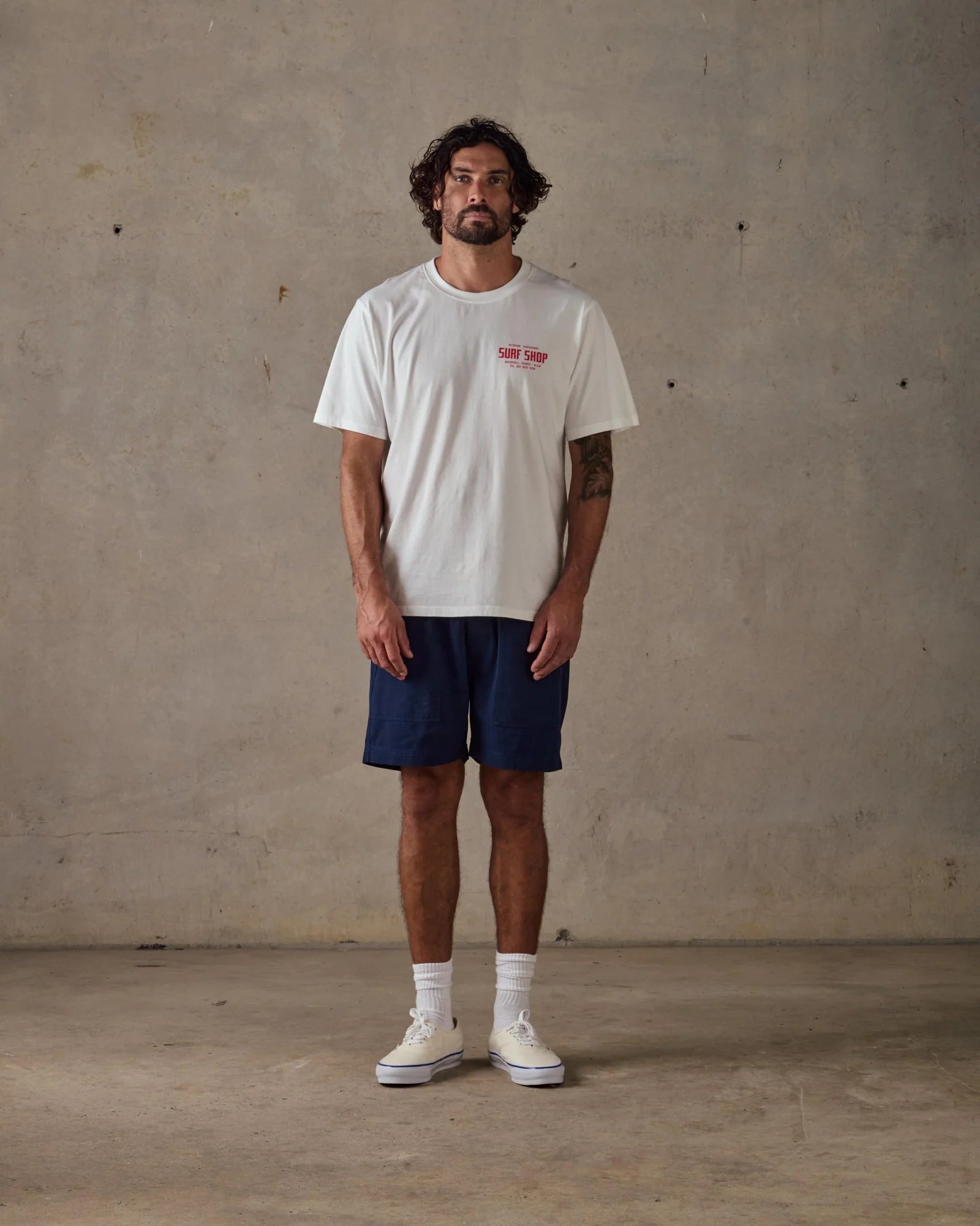 Brookvale Surf Shop Tee - White