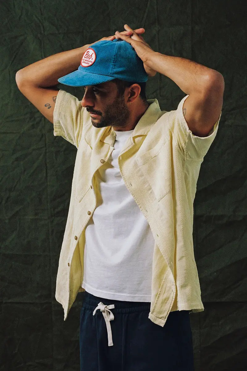 Camp Collar Shirt - Light Yellow