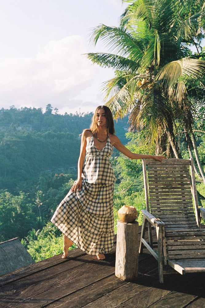 Sonder Check Tier Skirt
