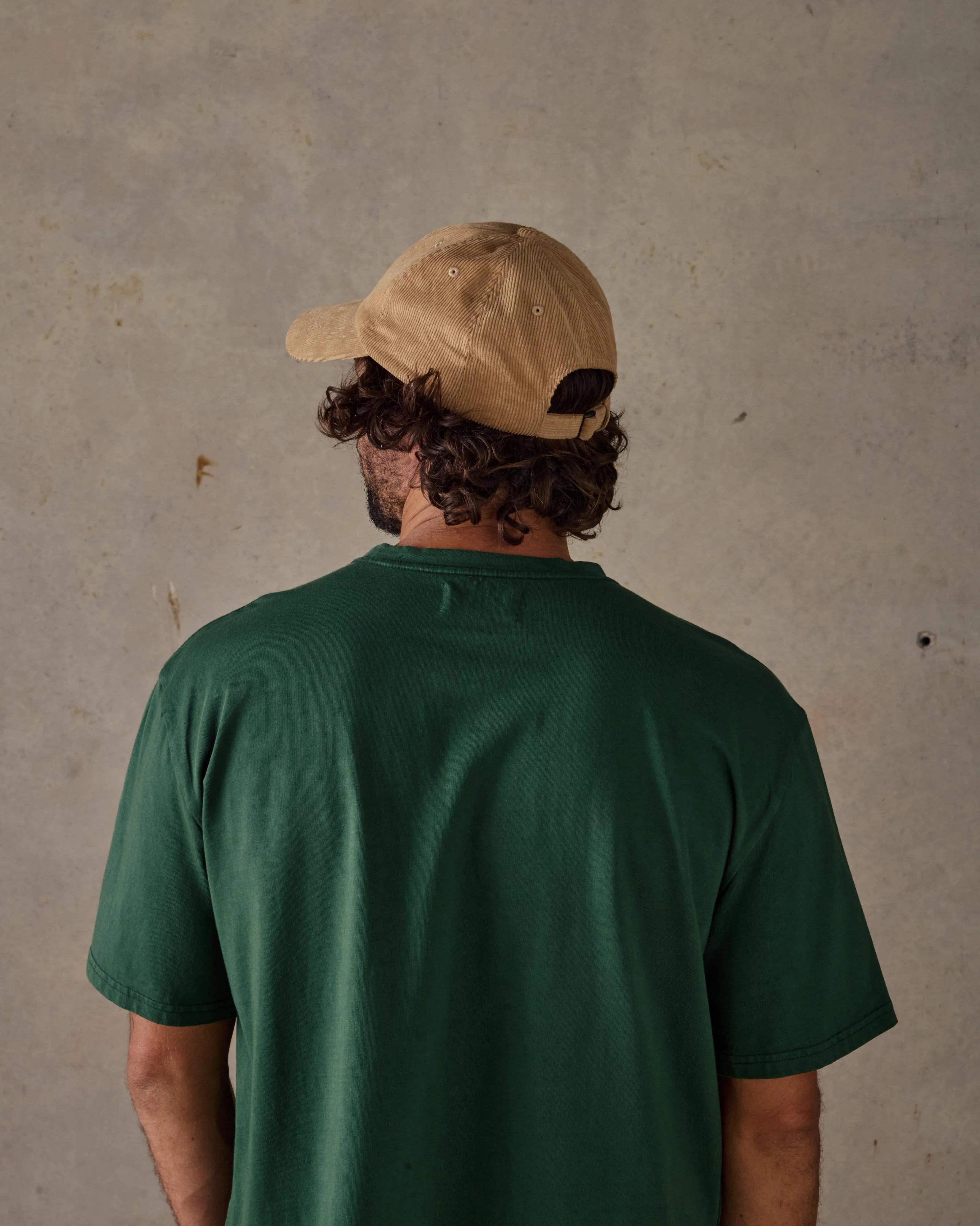 Diamond Cord Cap - Dark Tan