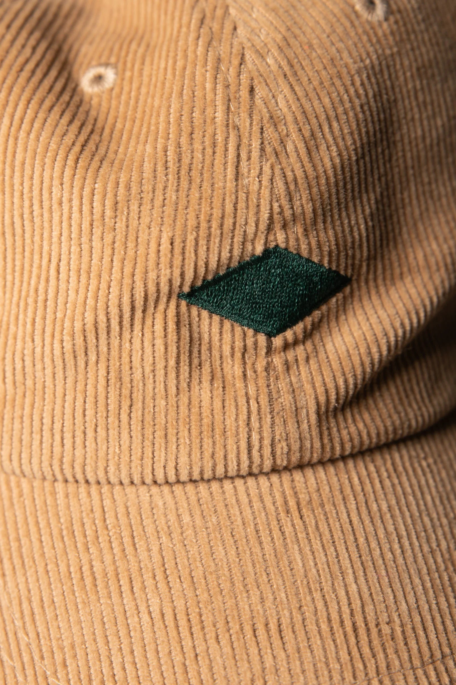 Diamond Cord Cap - Dark Tan