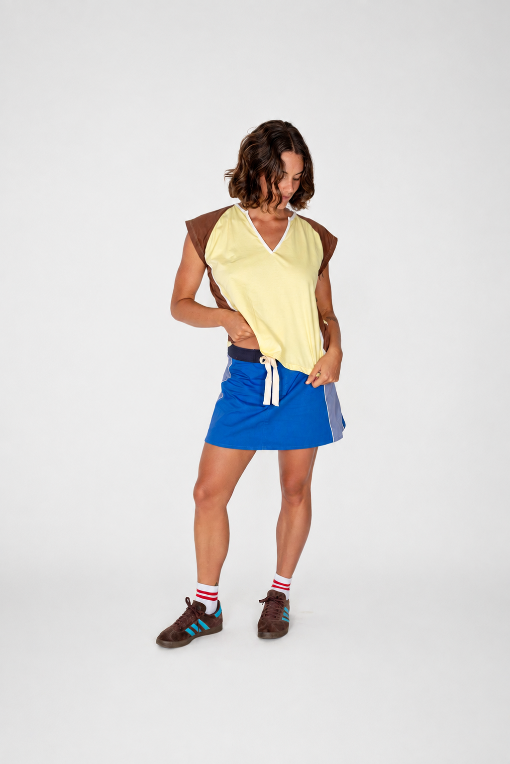 Alexa Mini Skirt - Blue