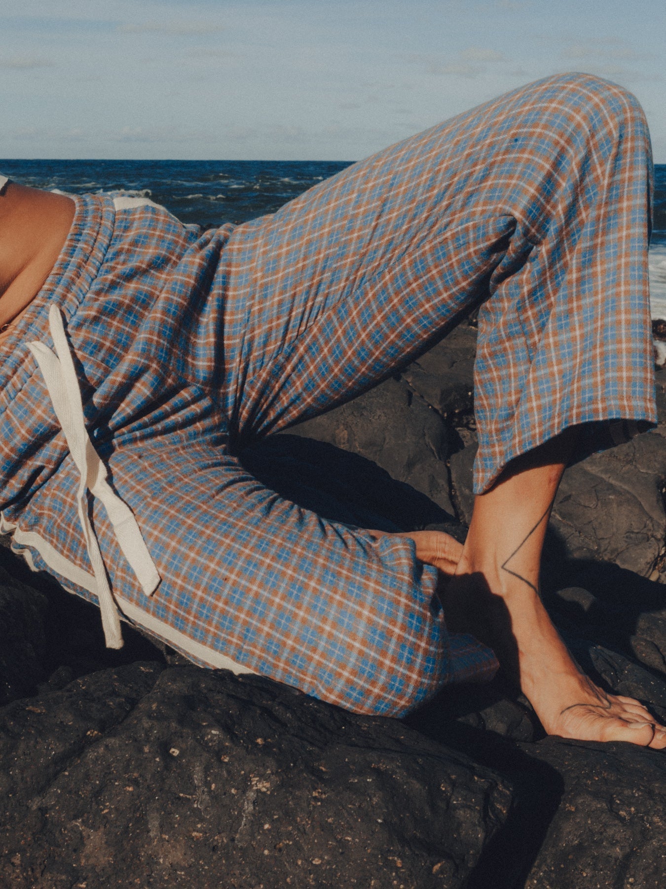 Flannel Flare Pant
