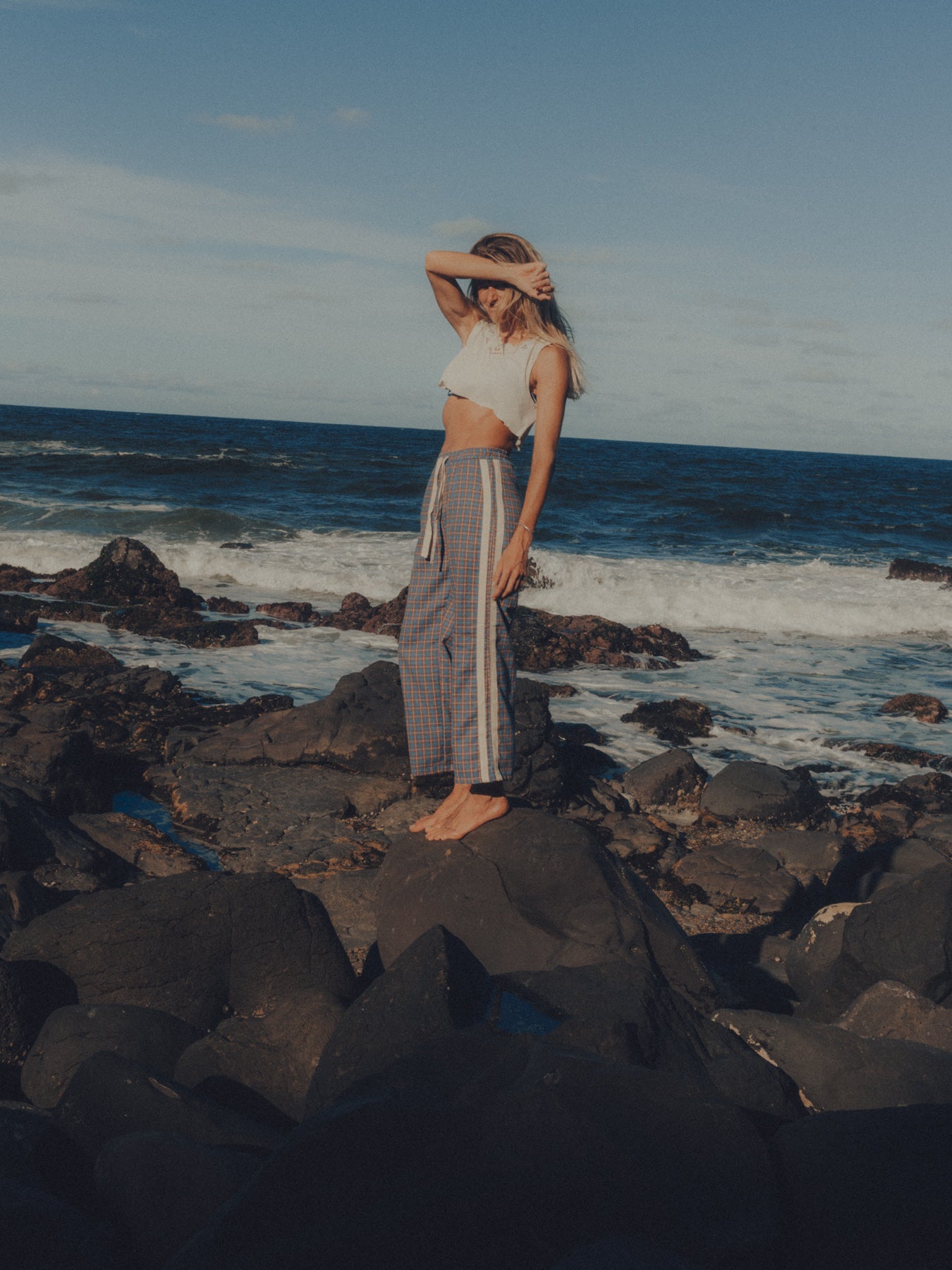 Flannel Flare Pant