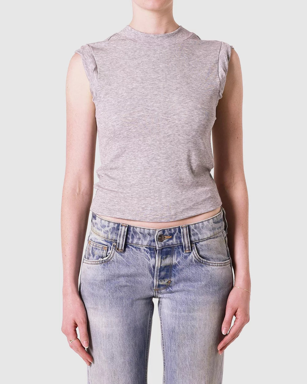 Gala Top - Grey Marle