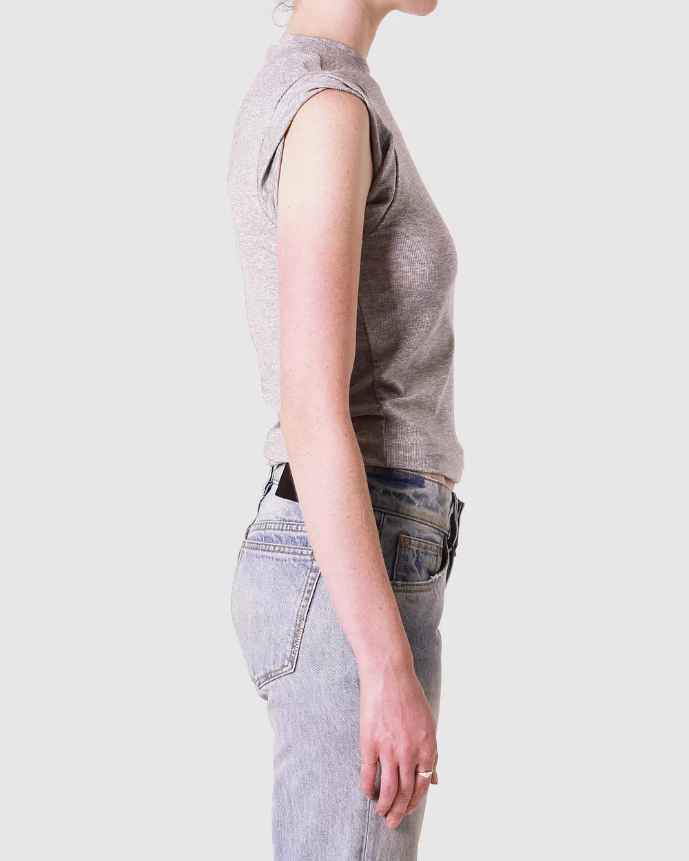 Gala Top - Grey Marle