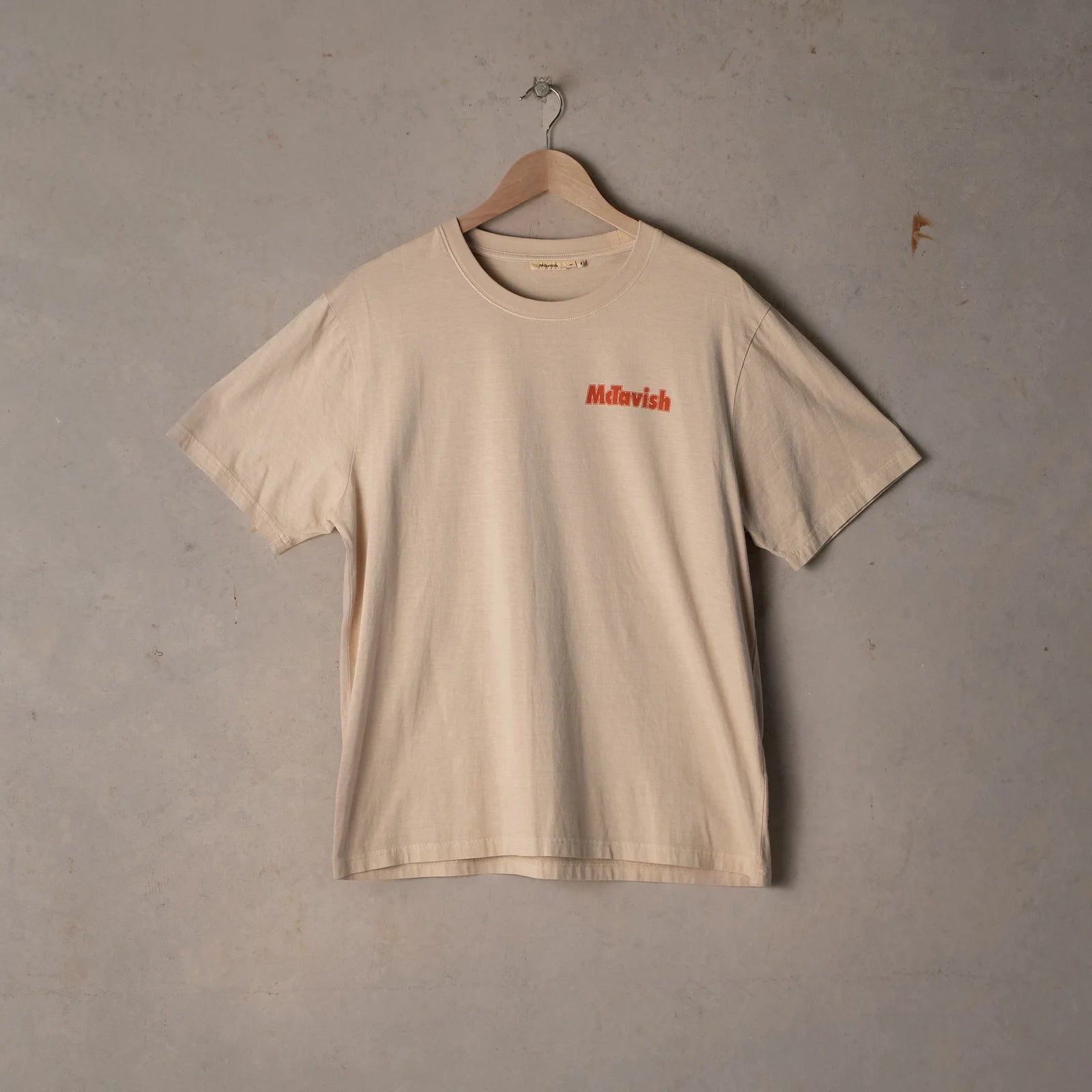 Glassers Tee by Schuyler Beecroft - Light Tan
