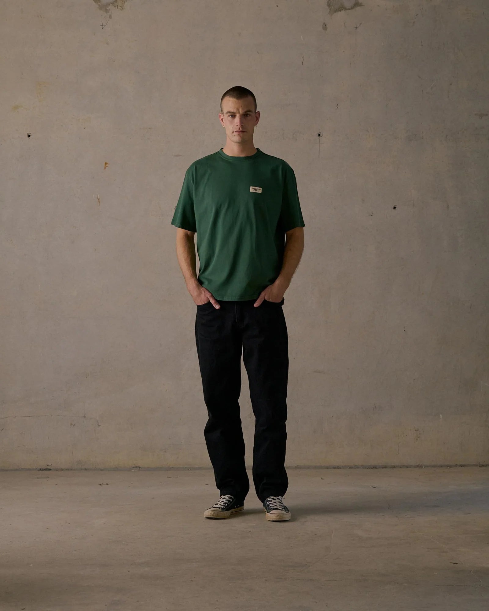 Boxy Hotline Tee - Green