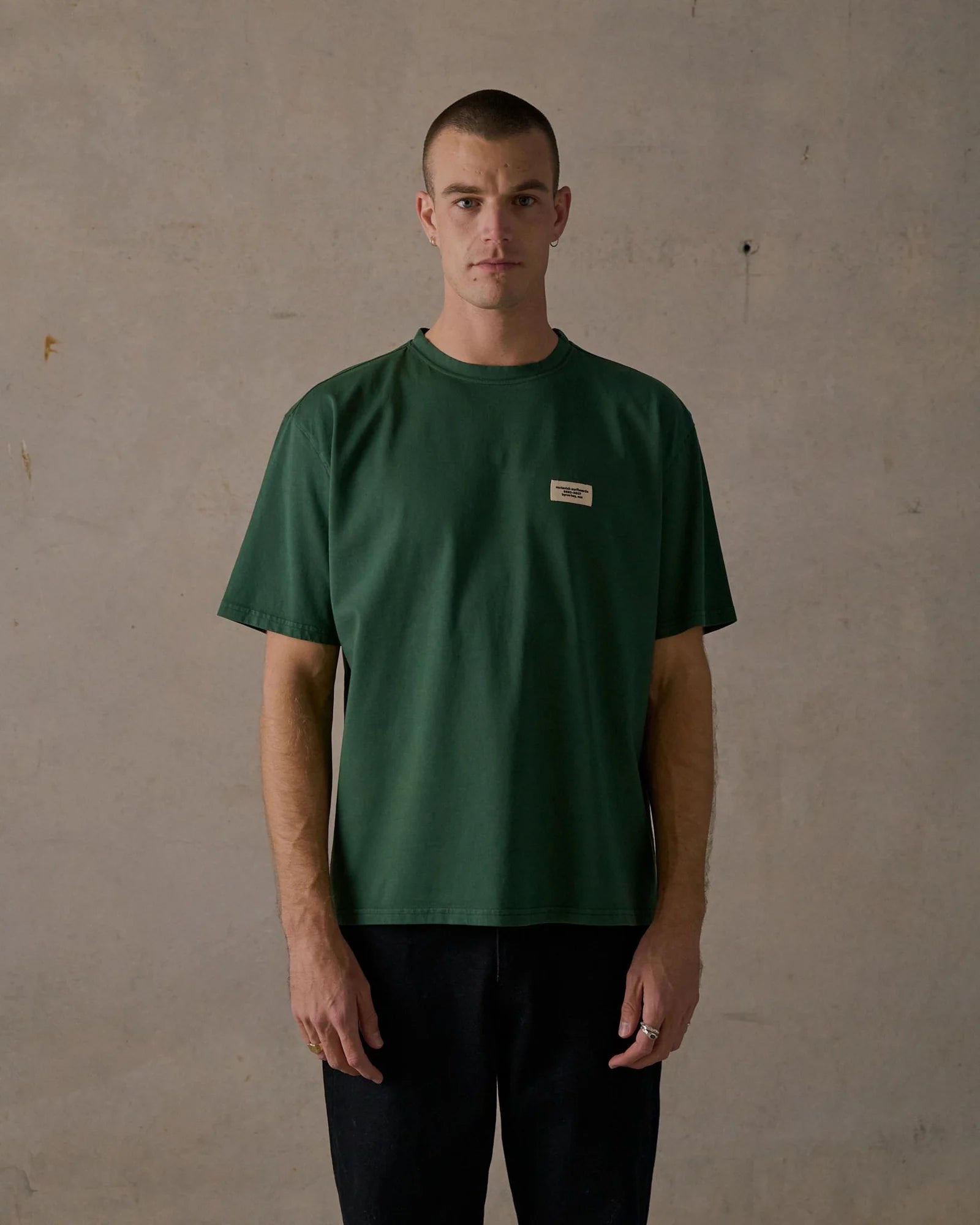 Boxy Hotline Tee - Green