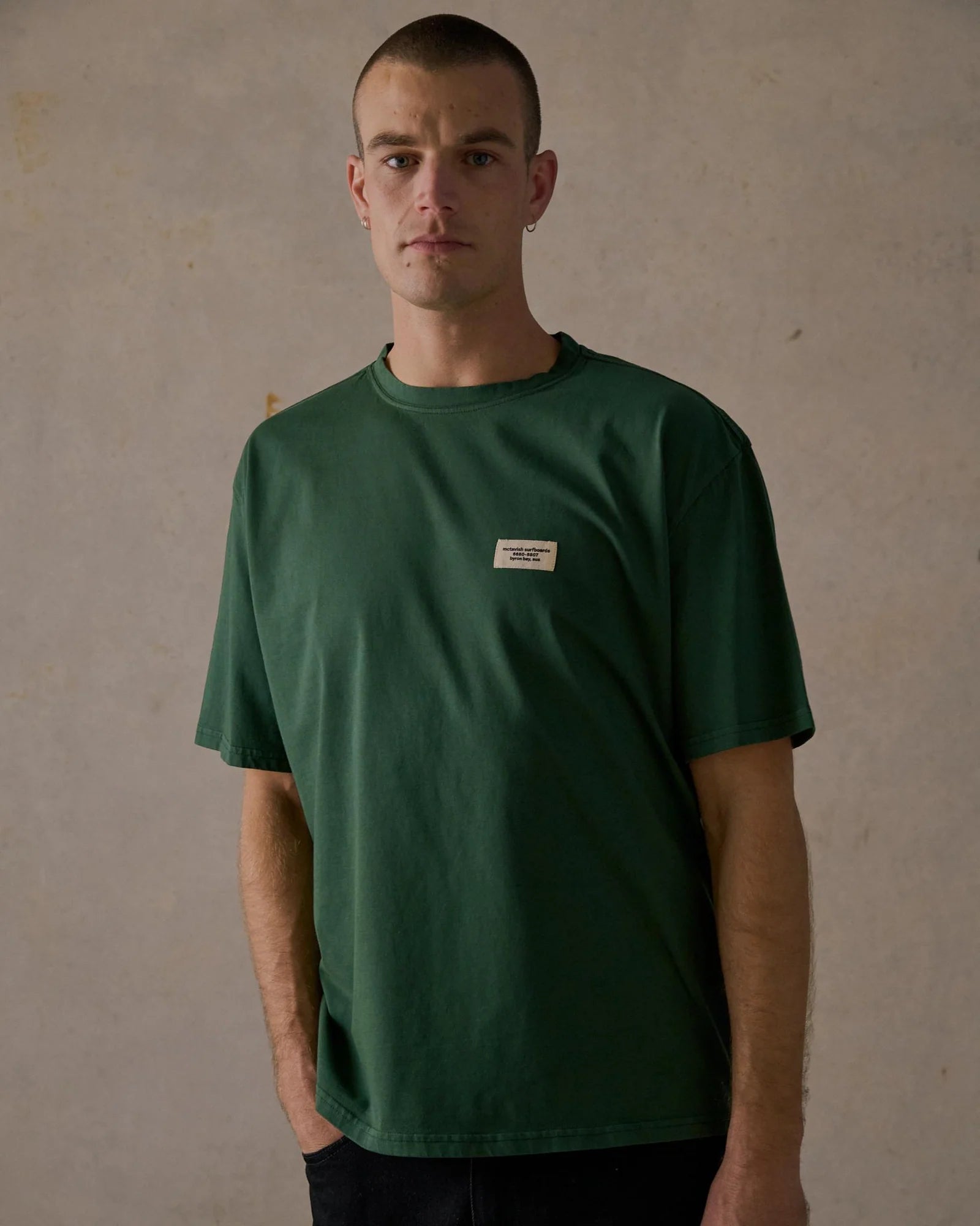 Boxy Hotline Tee - Green