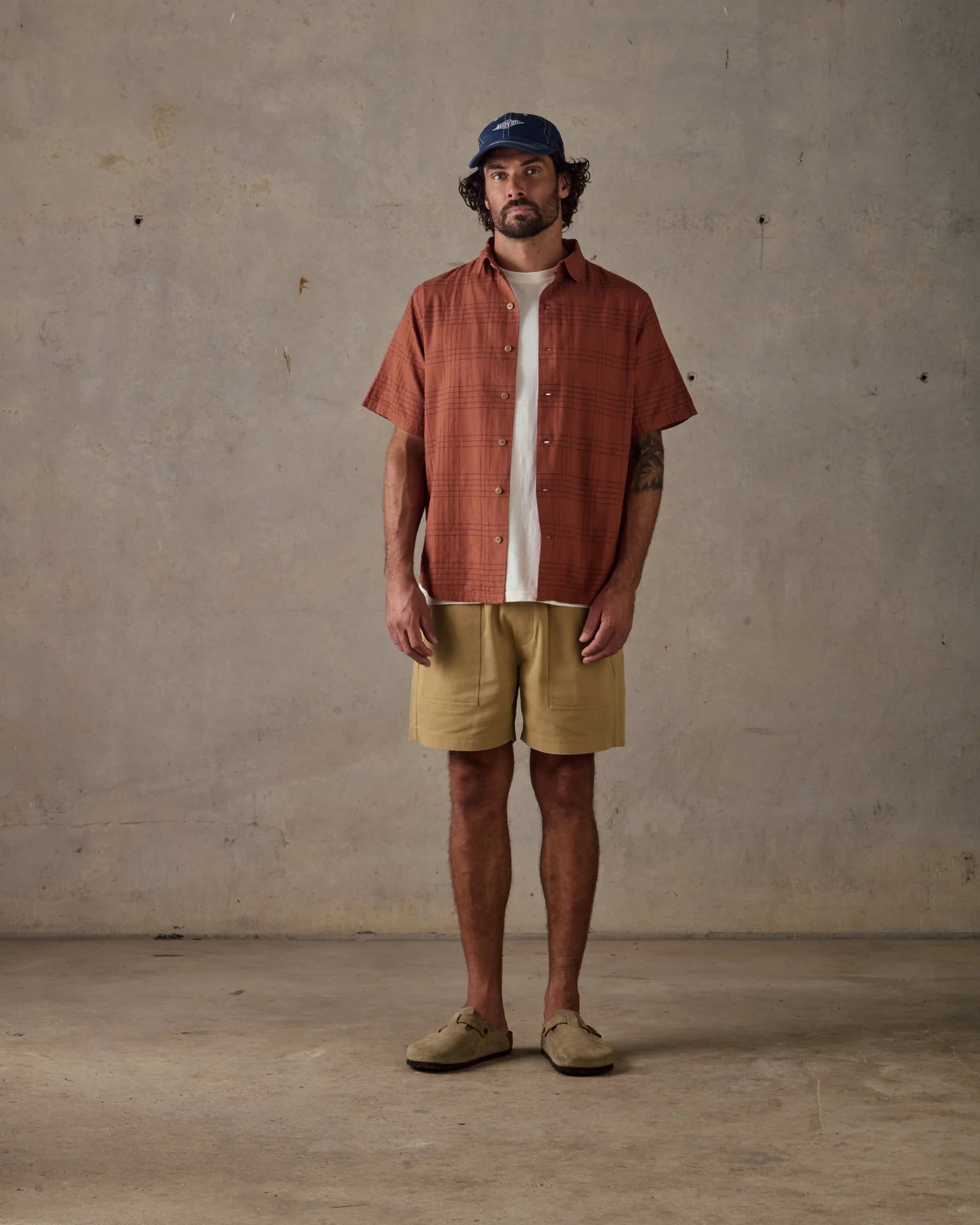 Hemp Shirt - Rust