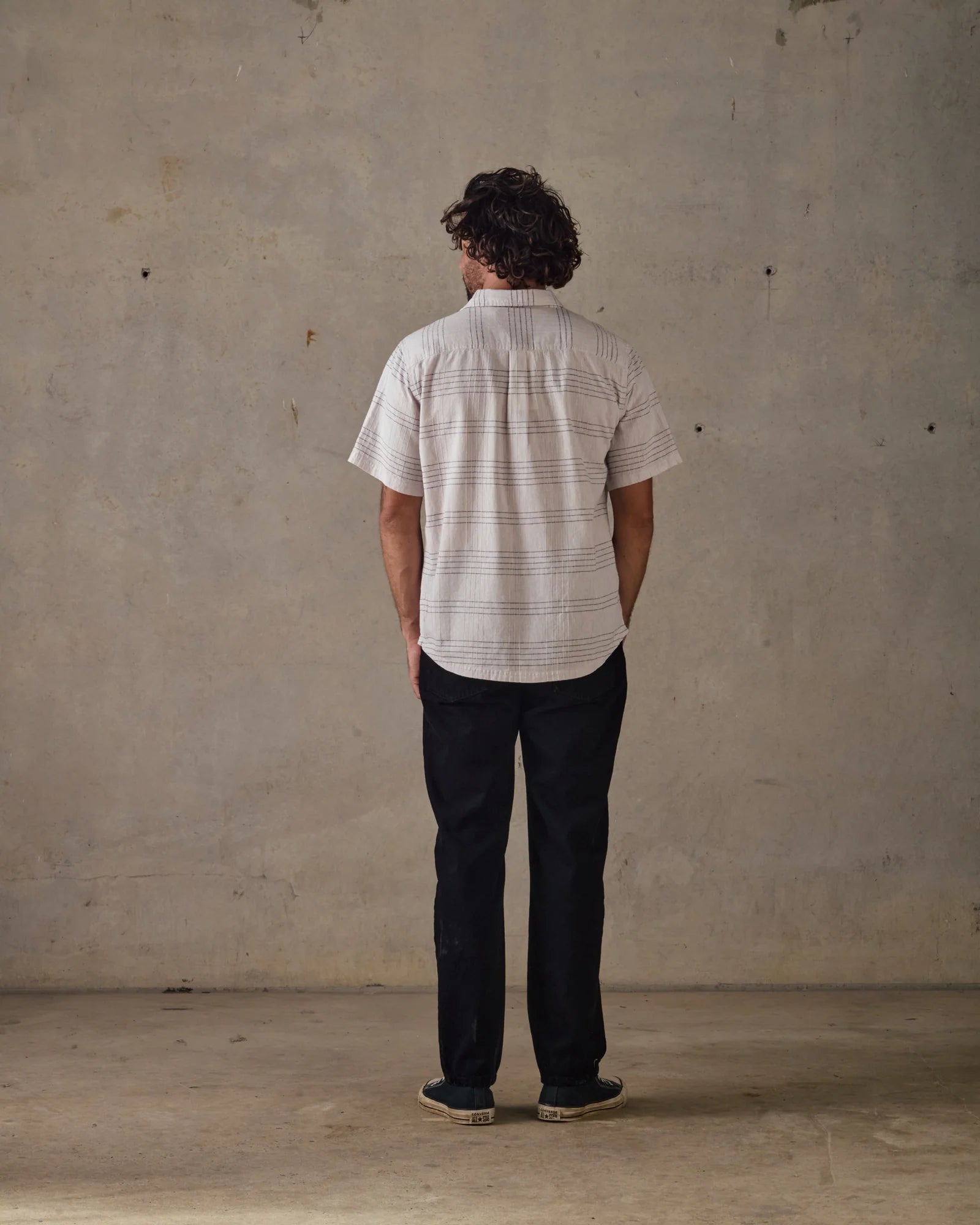 Hemp Shirt - White Multi