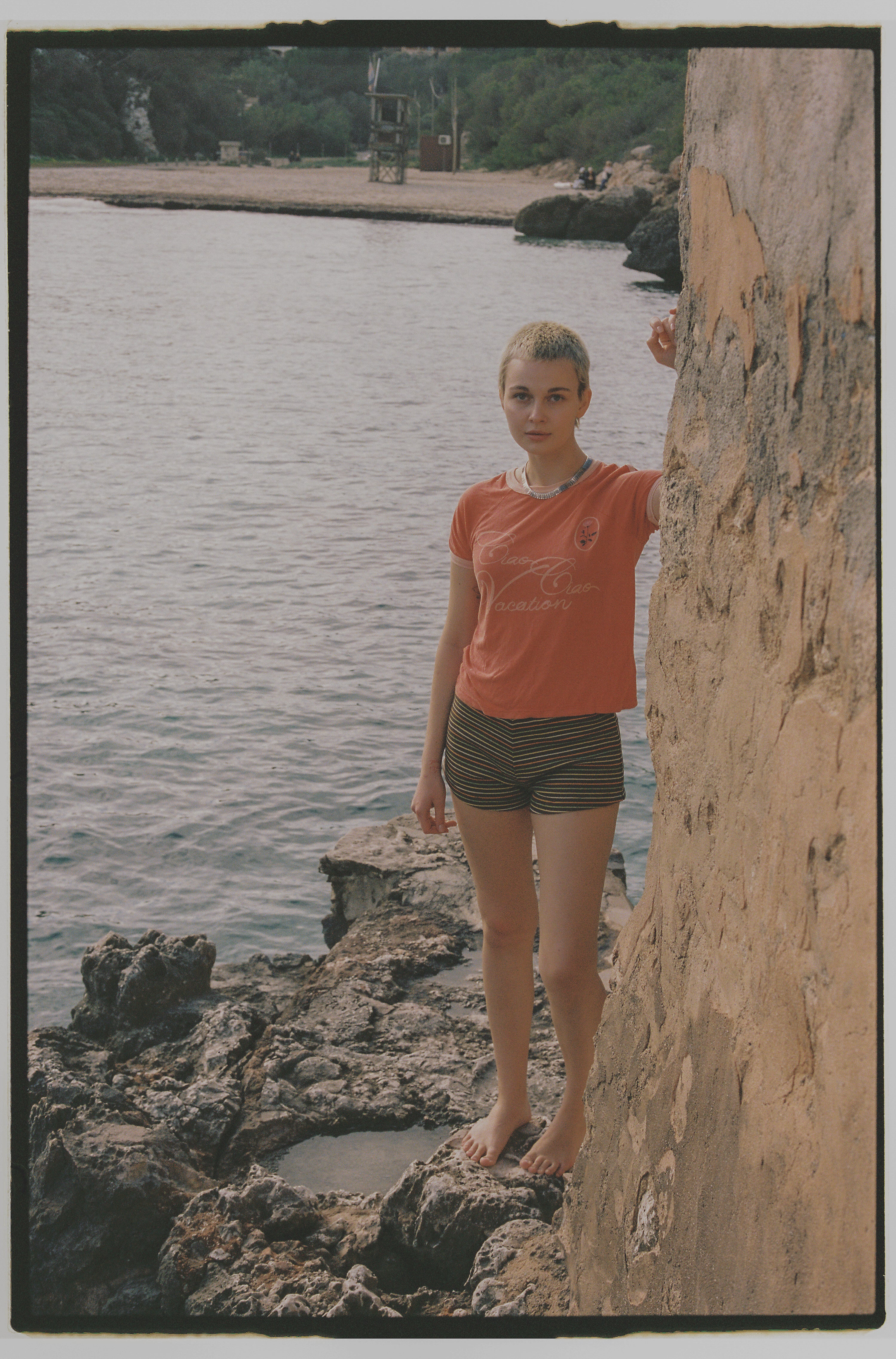 Corsivo Raglan Ringer Tee