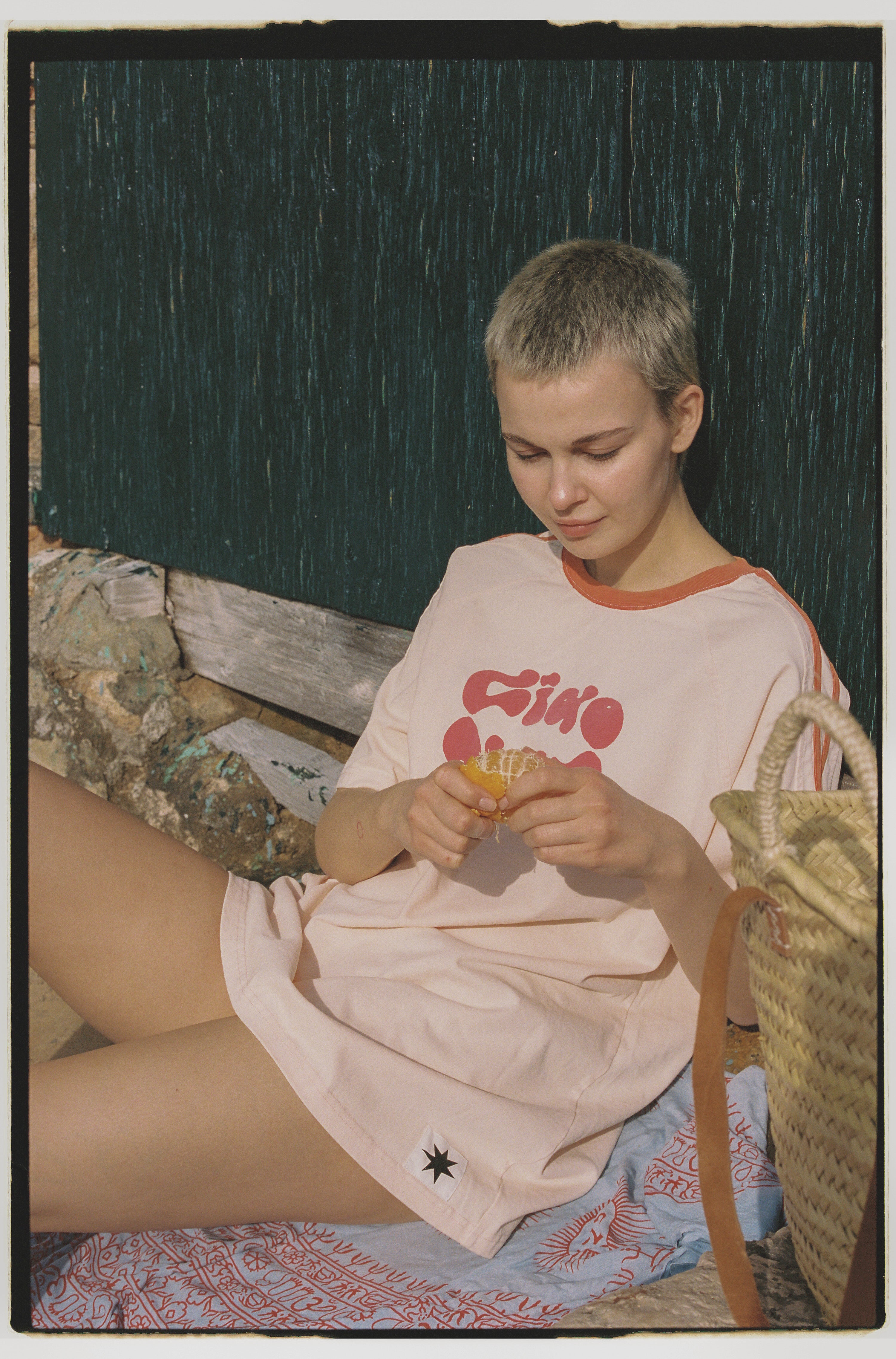Lava Raglan Tee - Pink / Red