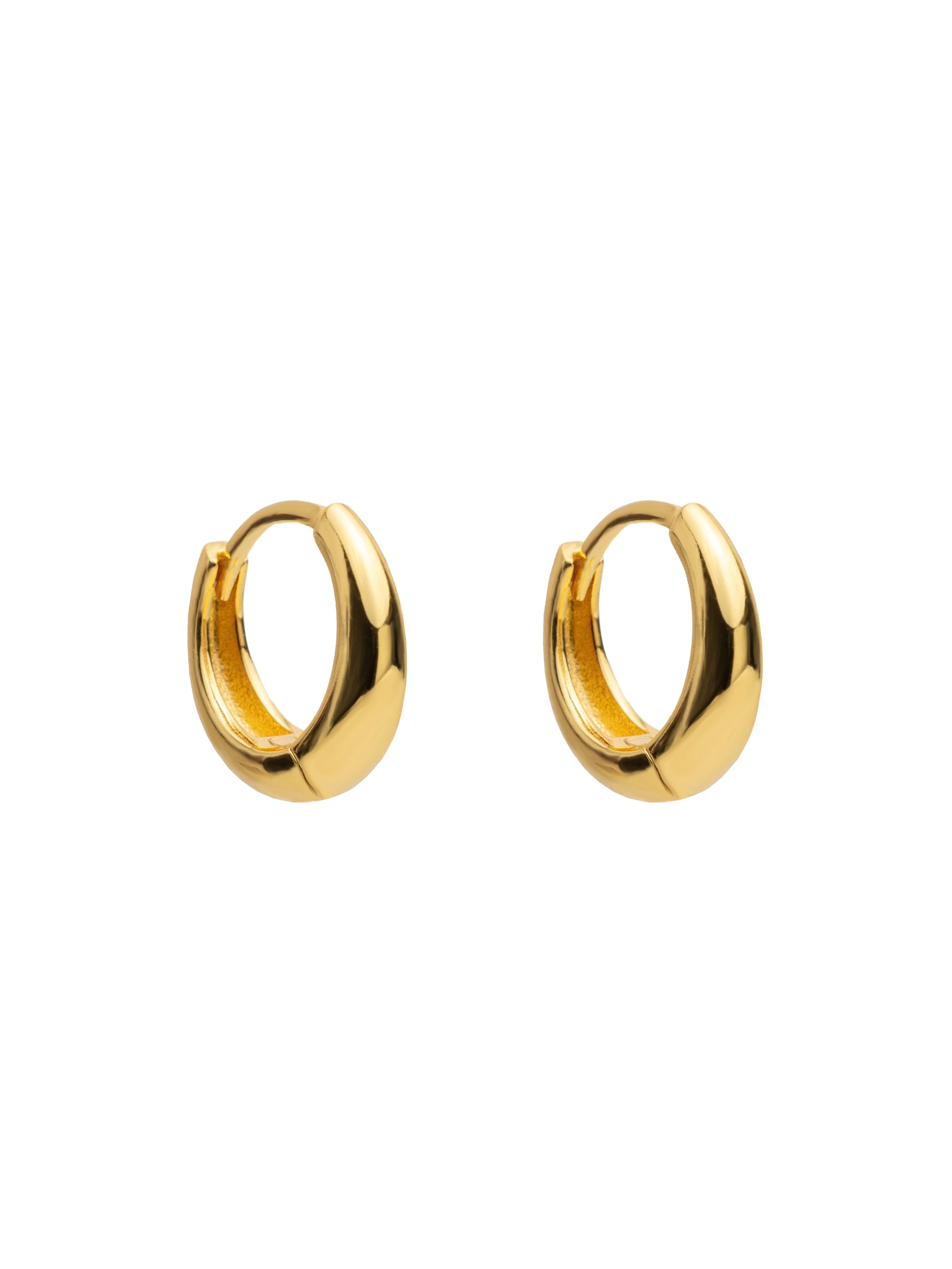 Island Glow Hoops - 18k Gold Vermeil