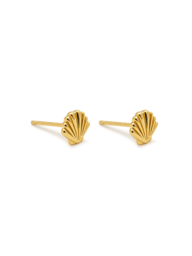 Callico Sun Studs - 18k Gold Vermeil