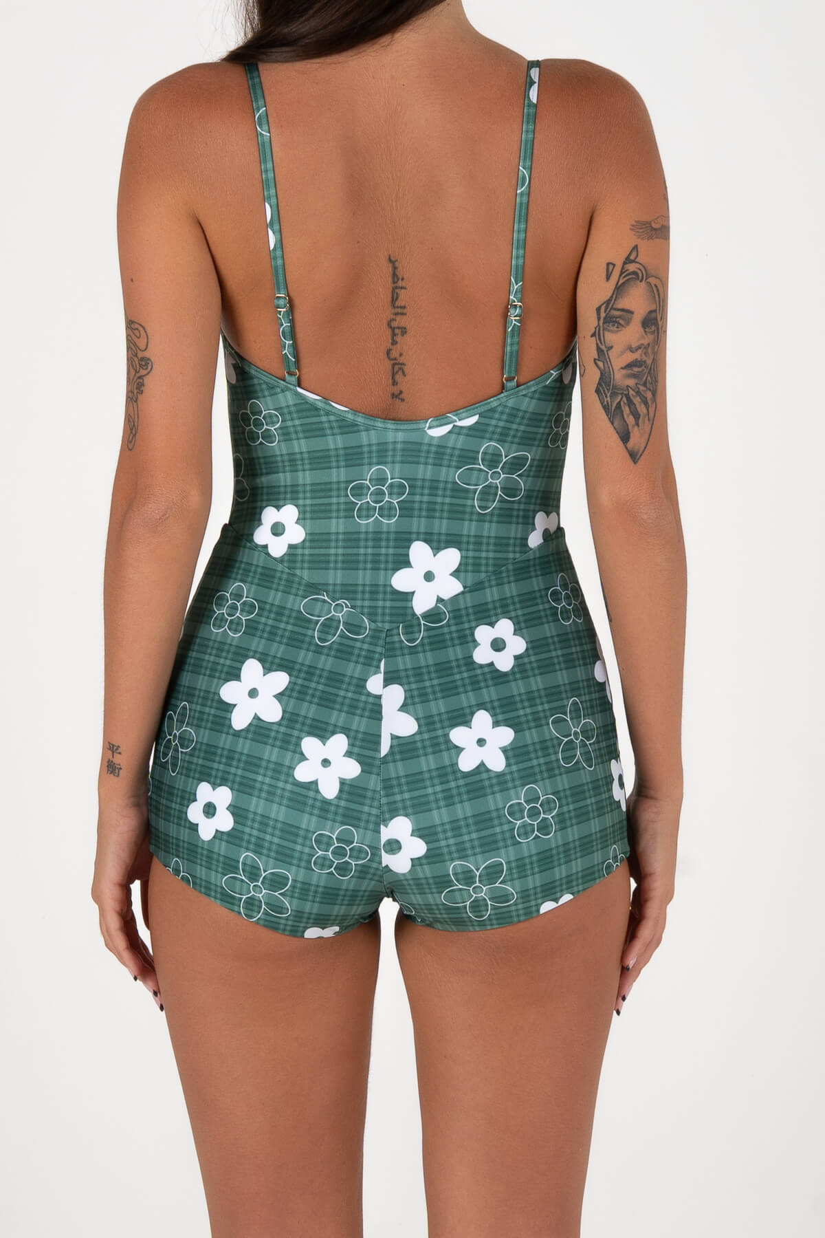Holiday Surf Suit - Gingham Green