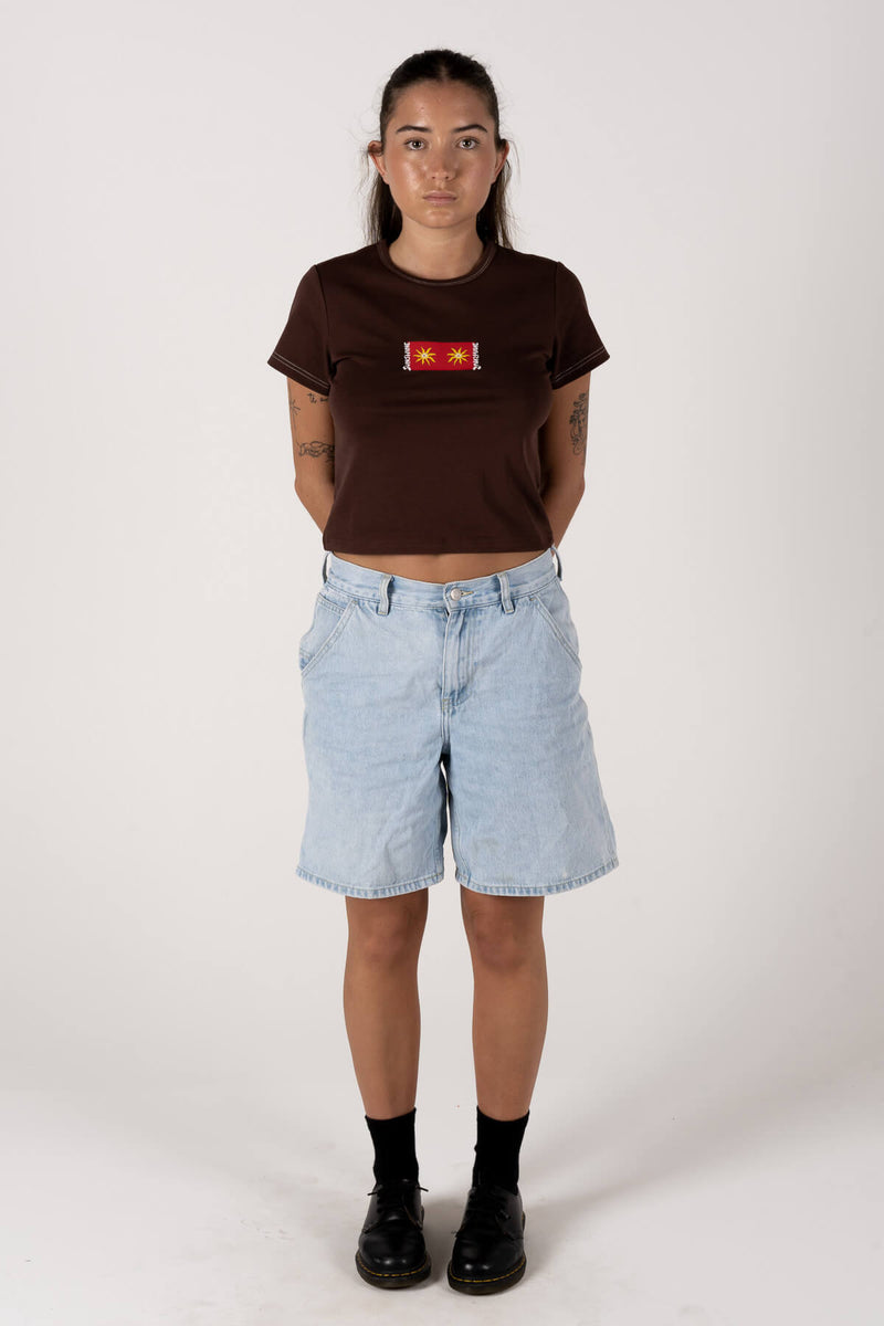 Sunshine Baby Tee - Brown