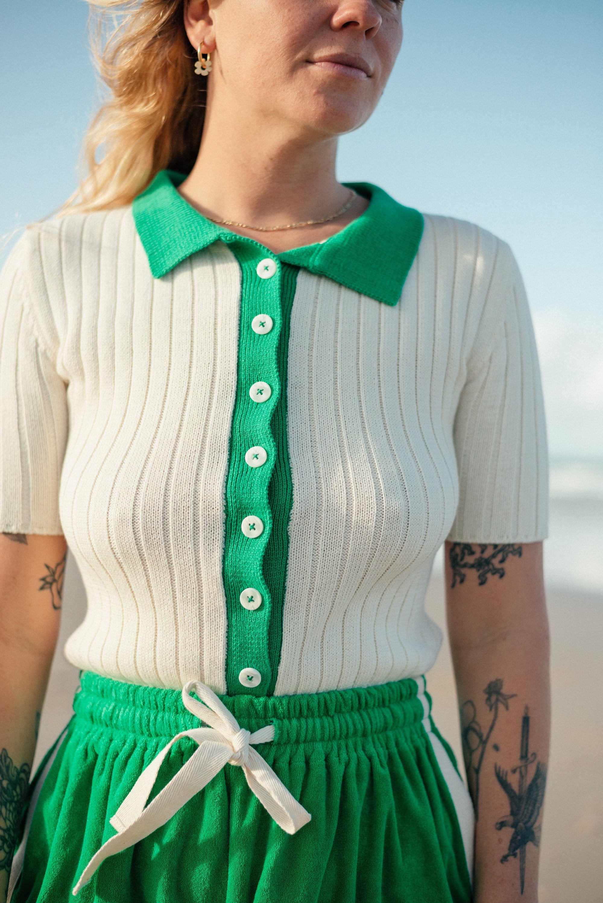 Knit Shirt - Green
