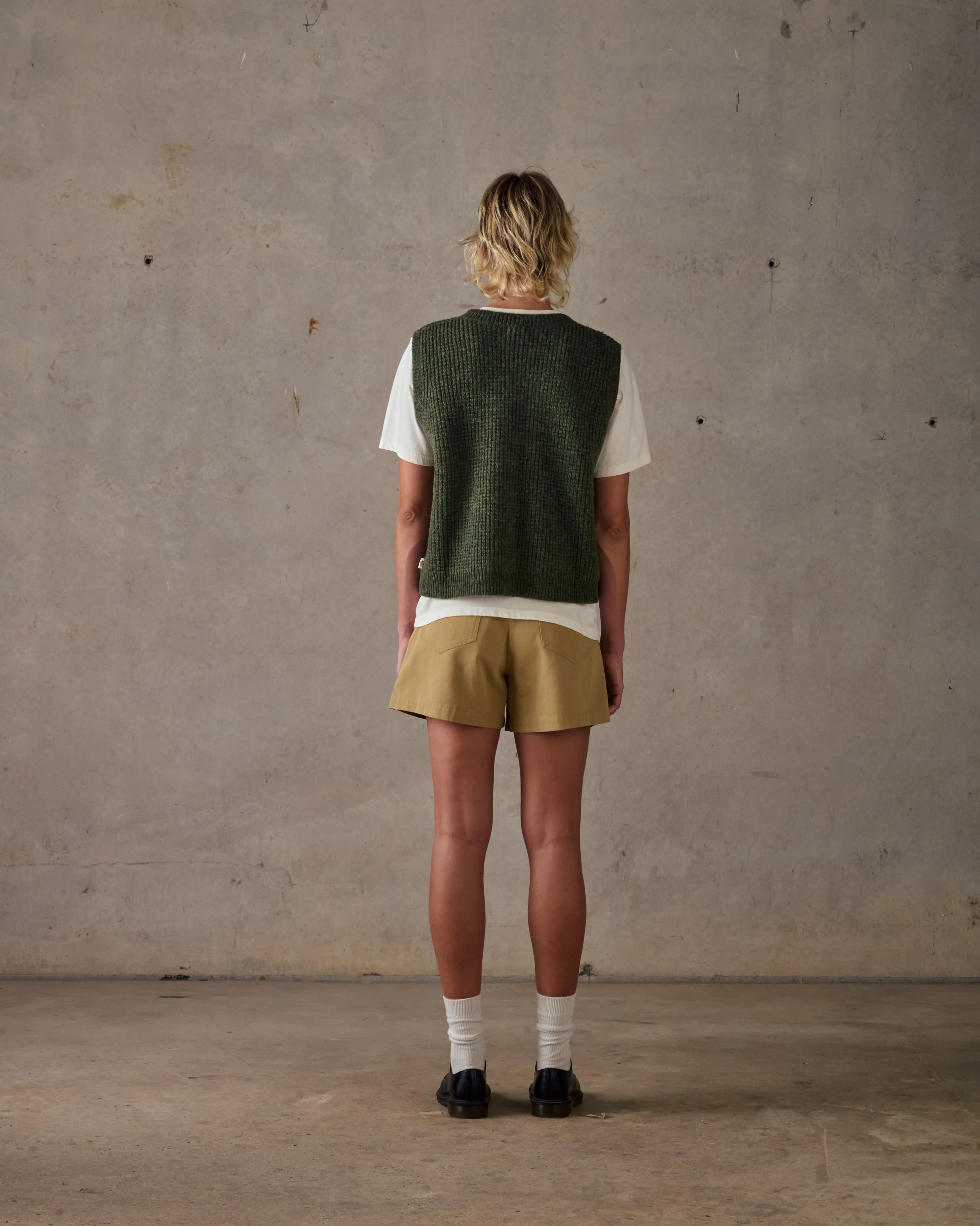 Knit Vest - Green